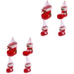 8 Pieces of Boot-Shaped Candy Holder Bags Home Decoration